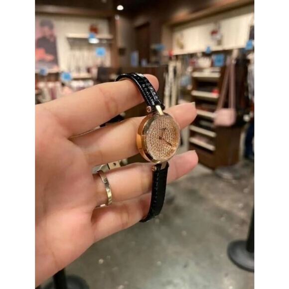 Fossil BQ3562 Kerrigan Mini Three-Hand Black Leather Watch - Picture 3 of 7